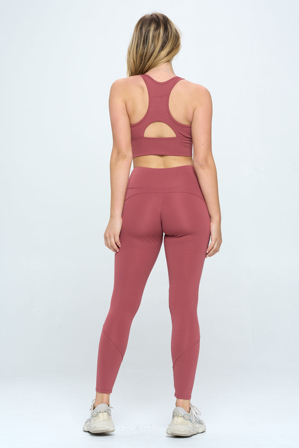 2 Piece Activewear Set with Cut-Out Detail