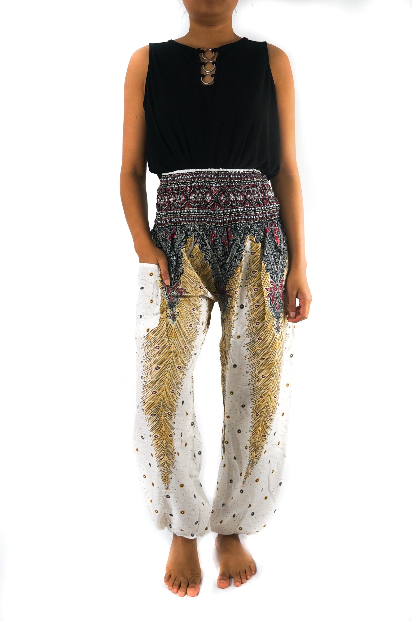 WHITE PEACOCK Women Hippie Pants